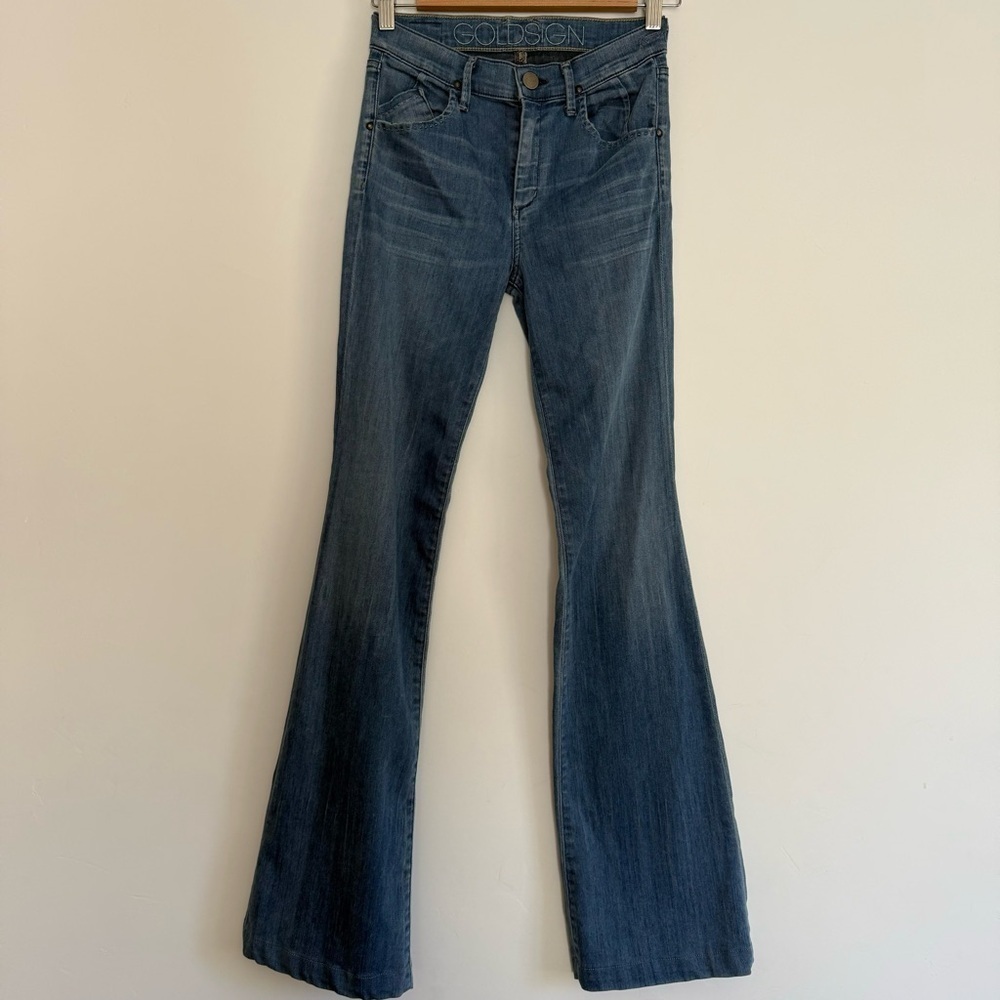Goldsign flare denim size: 25